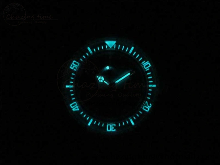 Submariner Phantomlab Transparent 3AF Best Edition Light Blue Dial on White Rubber Strap VR MoistureWicking 2619