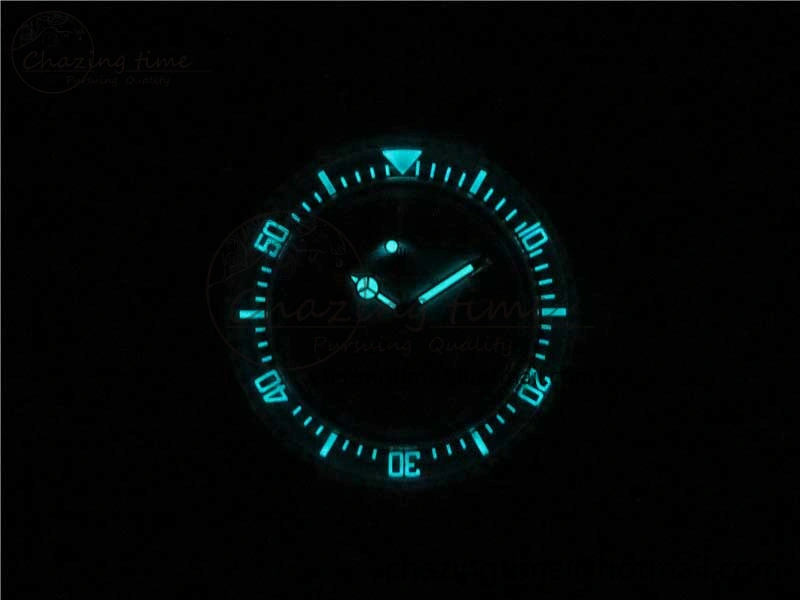 Submariner Phantomlab Transparent 3AF Best Edition Light Blue Dial on White Rubber Strap VR MoistureWicking 2619