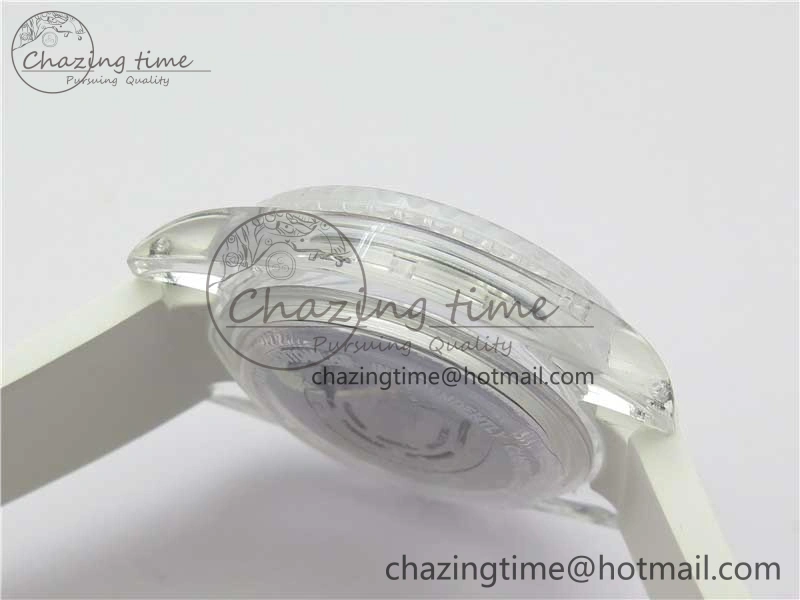 Submariner Phantomlab Transparent KZF Best Edition Blue Fruit Dial on White Rubber Strap VR Stretchable 2563