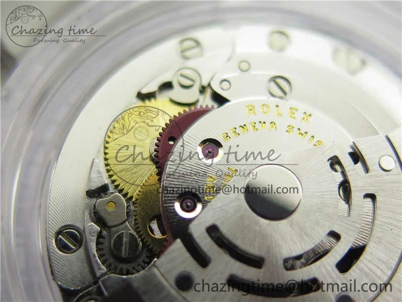 AllSeason Submariner Phantomlab Transparent KZF Best Edition Blue Moon Dial on White Rubber Strap VR 2564