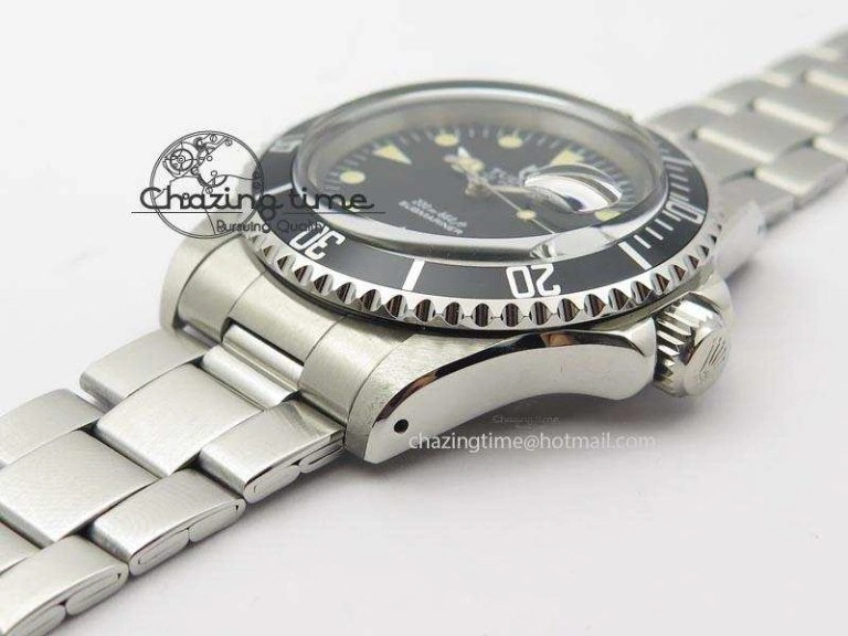 Submariner SS JKF Best Edition Black Dial Round Markers (Black Date) A Efficient 3900