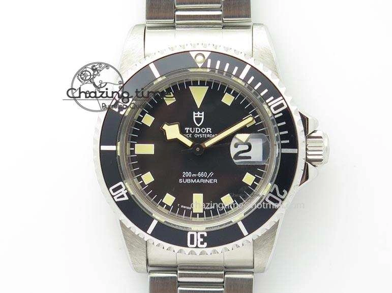 Stretchable Submariner SS JKF Best Edition Black Dial Square Markers (Black Date) A 3901
