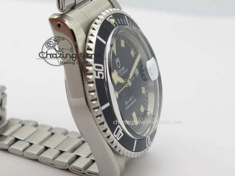 Stretchable Submariner SS JKF Best Edition Black Dial Square Markers (Black Date) A 3901