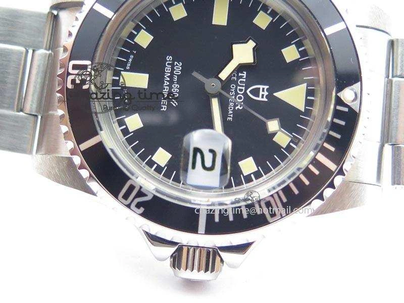 Stretchable Submariner SS JKF Best Edition Black Dial Square Markers (Black Date) A 3901