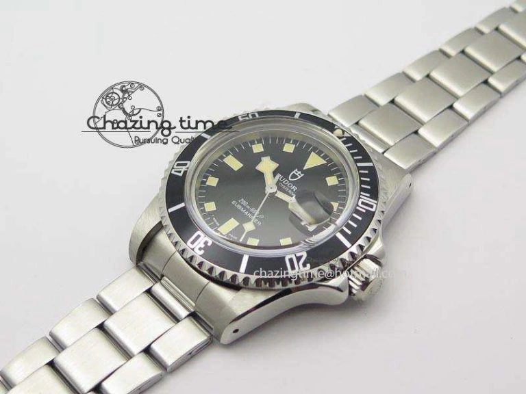 Stretchable Submariner SS JKF Best Edition Black Dial Square Markers (Black Date) A 3901