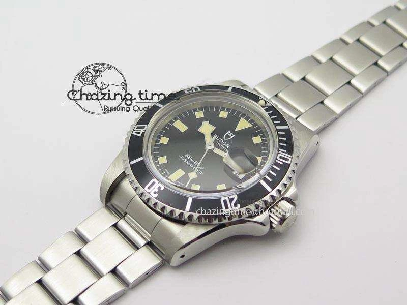 Stretchable Submariner SS JKF Best Edition Black Dial Square Markers (Black Date) A 3901