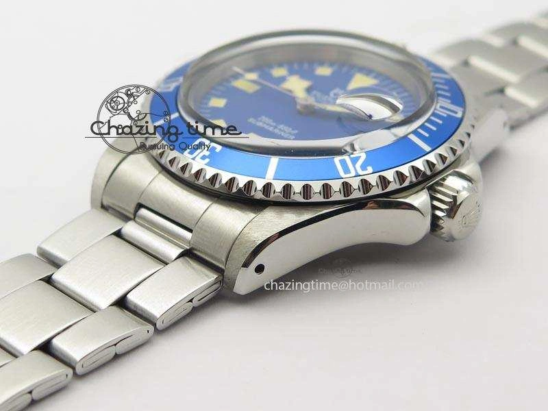 Submariner SS JKF Best Edition Blue Dial Square Markers (Black Date) A Sustainable 3902