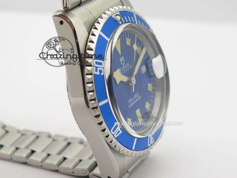 Functional Submariner SS JKF Best Edition Blue Dial Square Markers (Red Date) A 3903