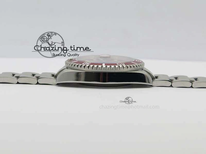 Minimalist Submariner SS Red Bezel Red Dial On SS Bracelet A 3859