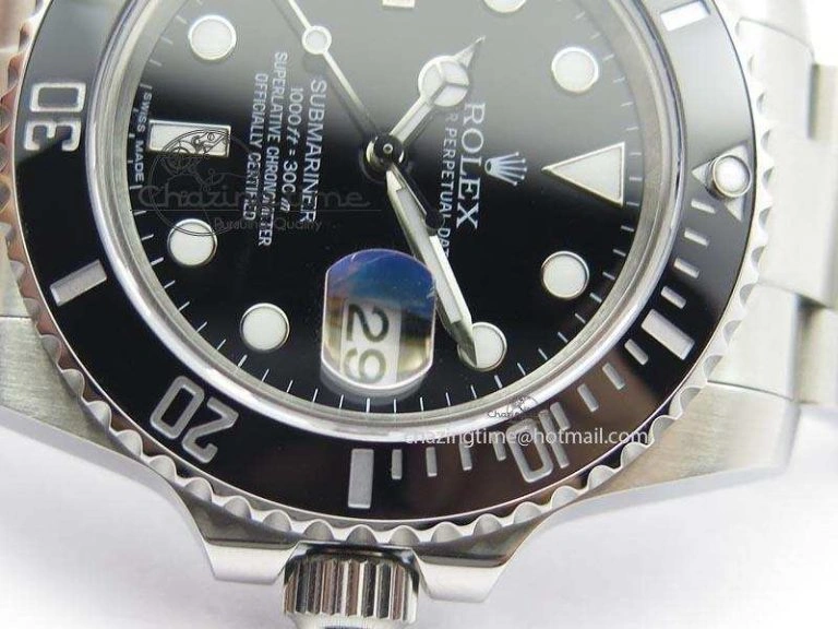 Affordable Submariner SS SS Black Dial BP Maker Best Edition Swiss ETA 3929