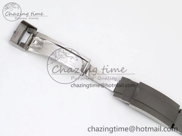 Sporty Submariner Sandblasted JDF Best Edition Black Ceramic Bezel Carbon Dial Dial on SS Bracelet SA 1407