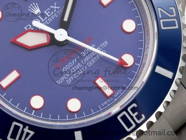 Popular Submariner Sandblasted JDF Best Edition Blue Ceramic Bezel Blue Dial Dial on SS Bracelet SA 1410