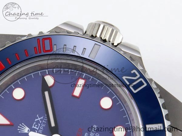 Popular Submariner Sandblasted JDF Best Edition Blue Ceramic Bezel Blue Dial Dial on SS Bracelet SA 1410