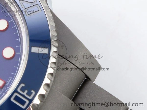 Popular Submariner Sandblasted JDF Best Edition Blue Ceramic Bezel Blue Dial Dial on SS Bracelet SA 1410
