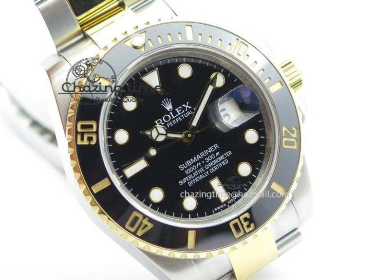 GoodFit Submariner TT Black Dial BP Maker Best Edition Swiss ETA 3934