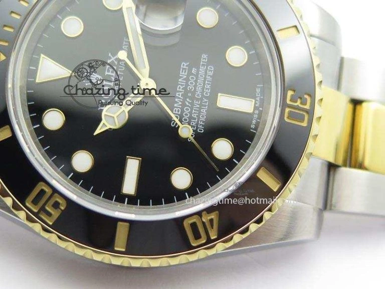 GoodFit Submariner TT Black Dial BP Maker Best Edition Swiss ETA 3934