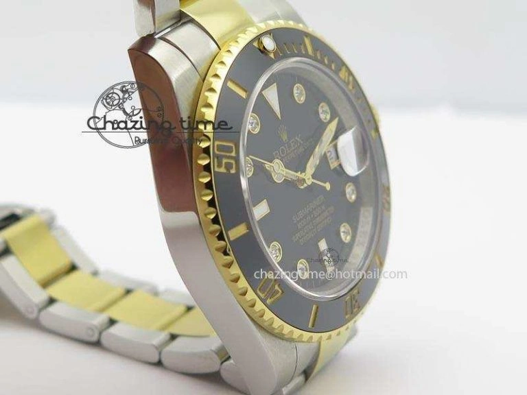 ZeroBulk Submariner TT Black Diamond Dial BP Maker Best Edition Swiss ETA 3937