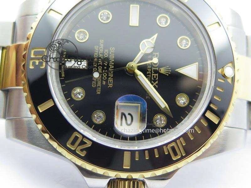 ZeroBulk Submariner TT Black Diamond Dial BP Maker Best Edition Swiss ETA 3937