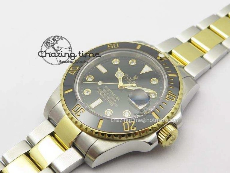 ZeroBulk Submariner TT Black Diamond Dial BP Maker Best Edition Swiss ETA 3937