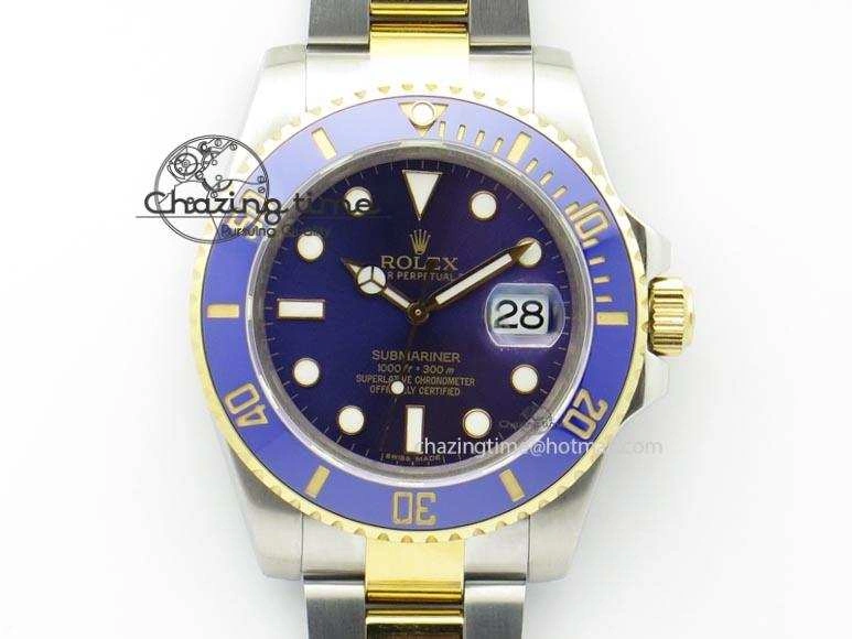 Submariner TT Blue Dial BP Maker Best Edition Swiss ETA SoftTouch 3938