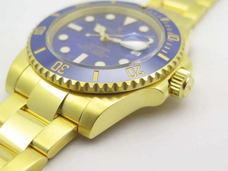 Submariner TW Best Edition 116618LB Blue Full YG Wrapped A Snug 3564