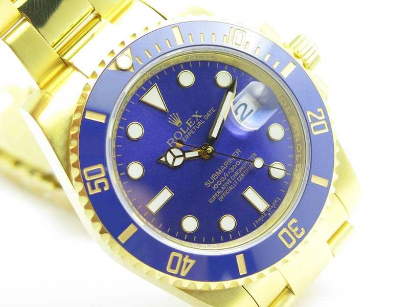 Submariner TW Best Edition 116618LB Blue Full YG Wrapped A Snug 3564