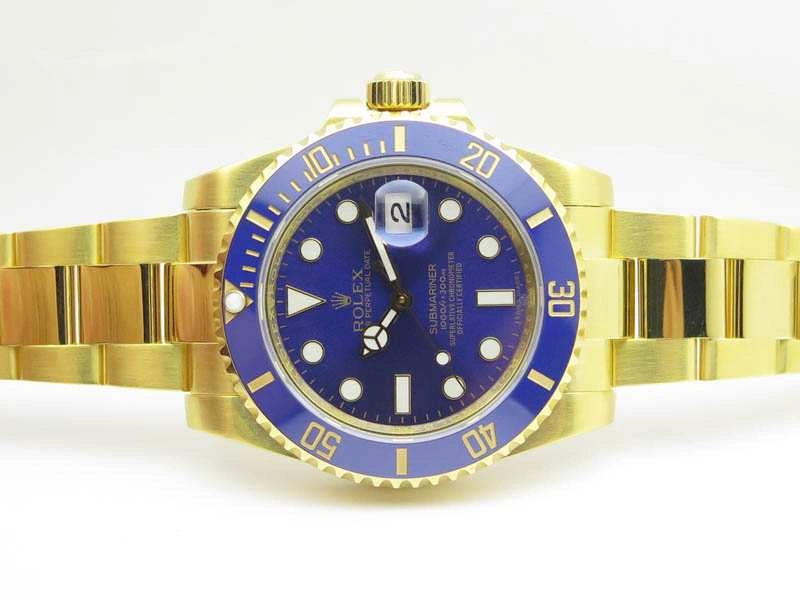 Submariner TW Best Edition 116618LB Blue Full YG Wrapped A Snug 3564