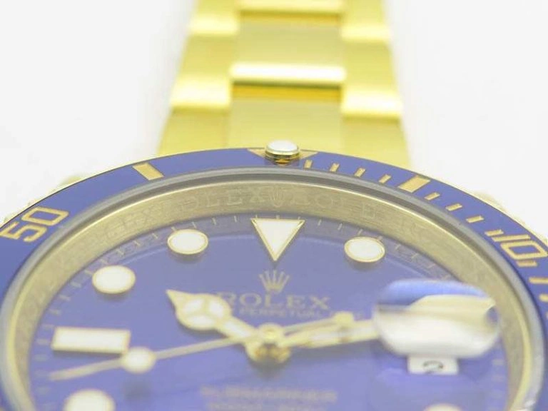 Submariner TW Best Edition 116618LB Blue Full YG Wrapped A Snug 3564