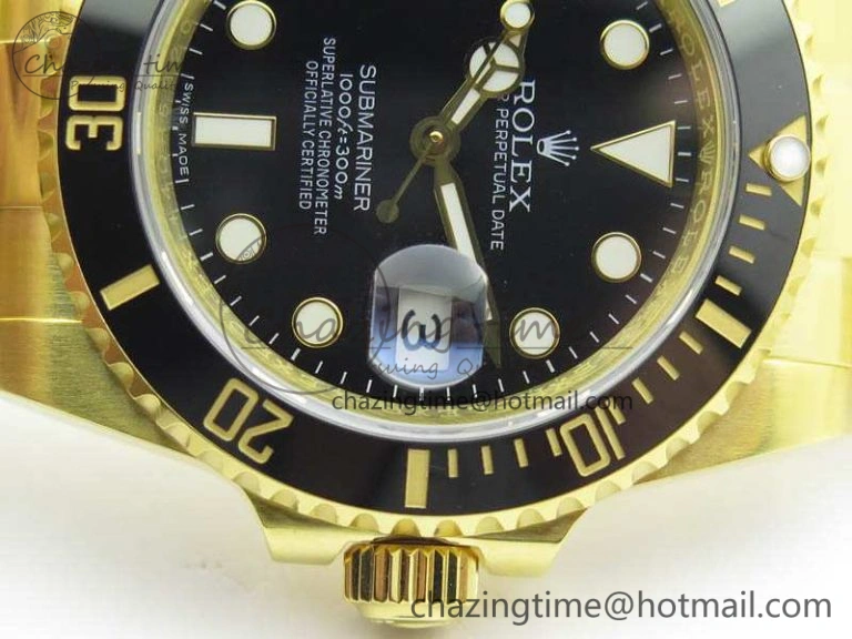 Submariner TW Best Edition 116618LN Black Full YG Wrapped A SunProtective 3565