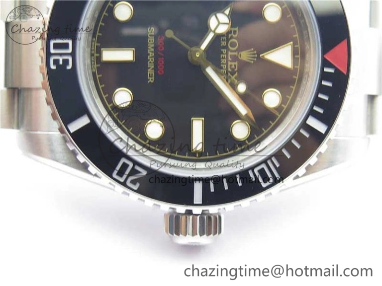 Submariner customized by Tempus Machina GMF Best Edition on SS Bracelet SA Upgraded 2701