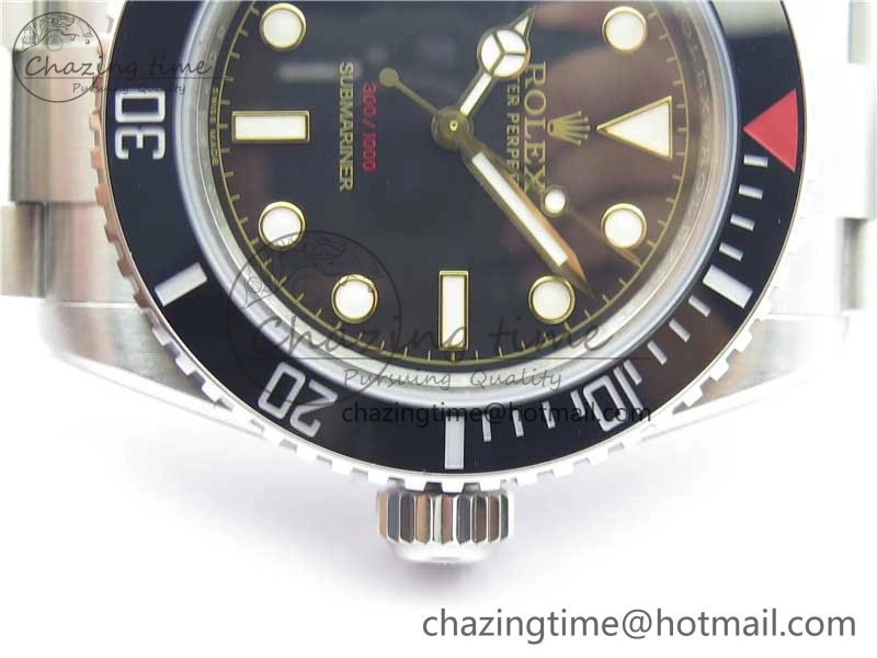 Submariner customized by Tempus Machina GMF Best Edition on SS Bracelet SA Upgraded 2701