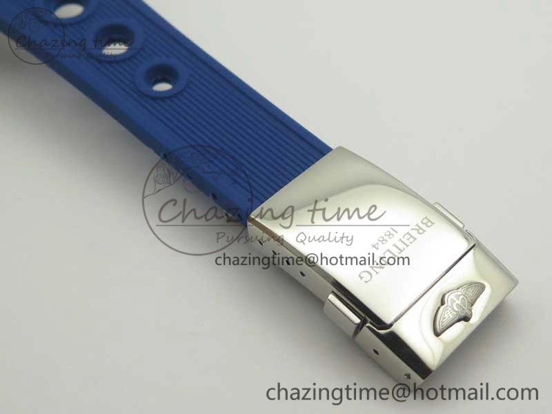 Super Ocean Heritage 46mm SS Blue Bezel Blue Dial on SS Mesh Bracelet A OnTrend 5617