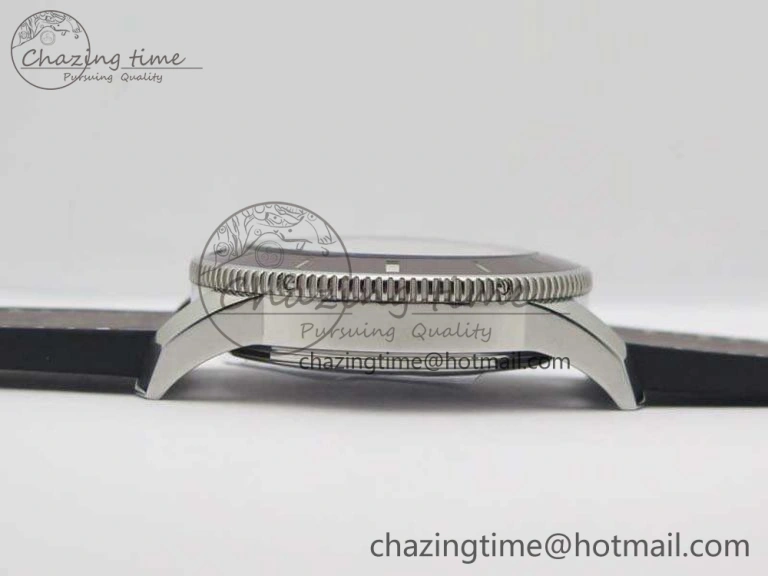 Super Ocean Heritage Brown Ceramic Bezel SS Brown Dial On Brown Gummy Strap A Tailored 5692