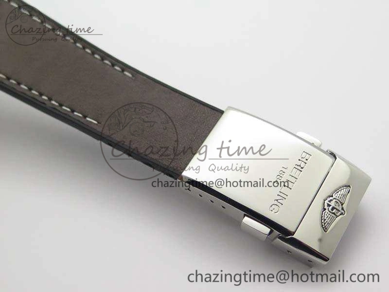 Super Ocean Heritage Brown Ceramic Bezel SS Brown Dial On Brown Gummy Strap A Tailored 5692