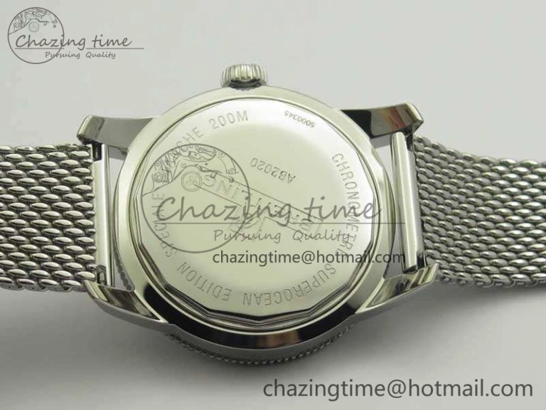 SoftTouch Super Ocean Heritage Brown Ceramic Bezel SS Brown Dial On SS Bracelet A 5648