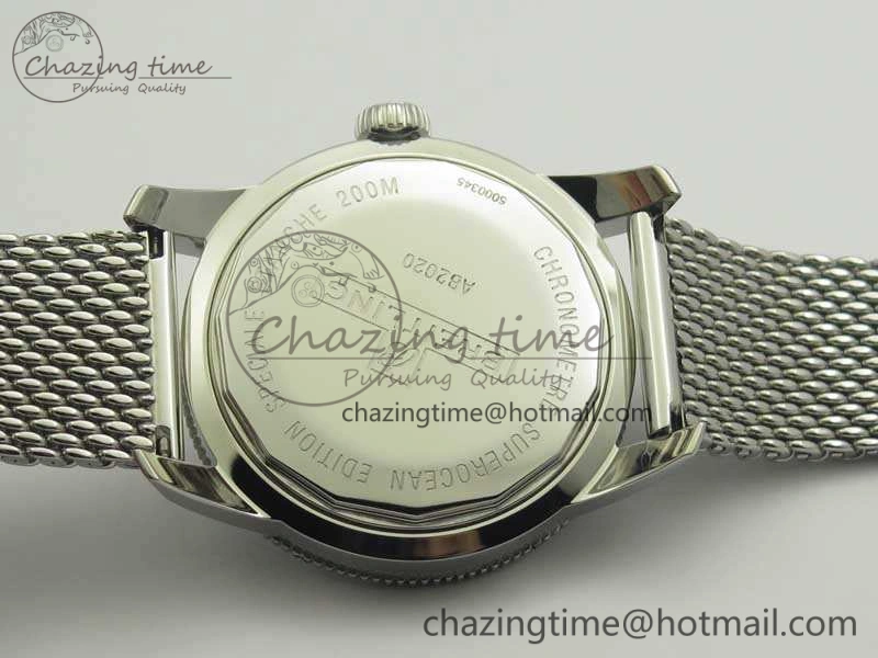 SoftTouch Super Ocean Heritage Brown Ceramic Bezel SS Brown Dial On SS Bracelet A 5648
