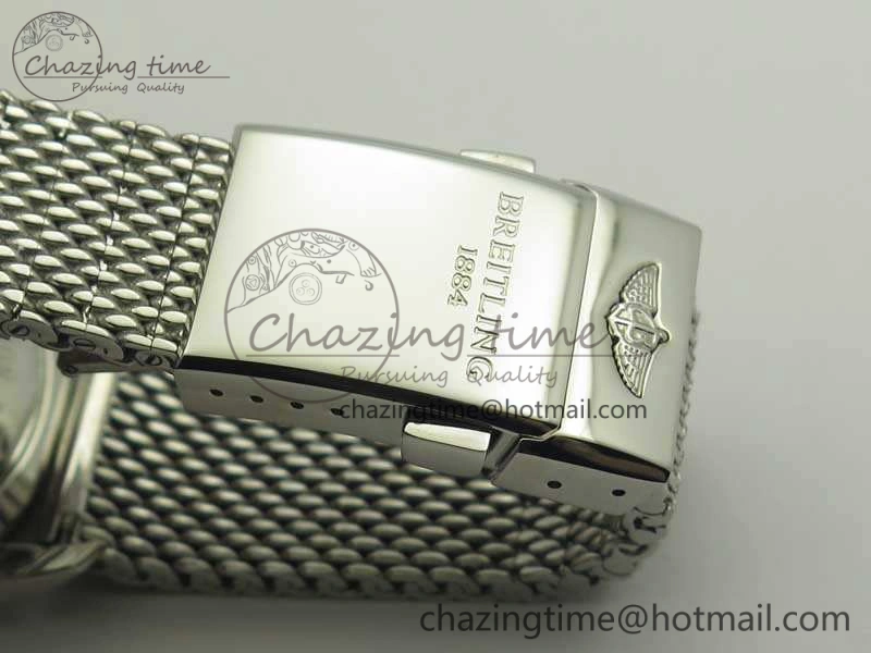 Stylish Super Ocean Heritage Brown Ceramic Bezel SS Gray Dial On SS Bracelet A 5650