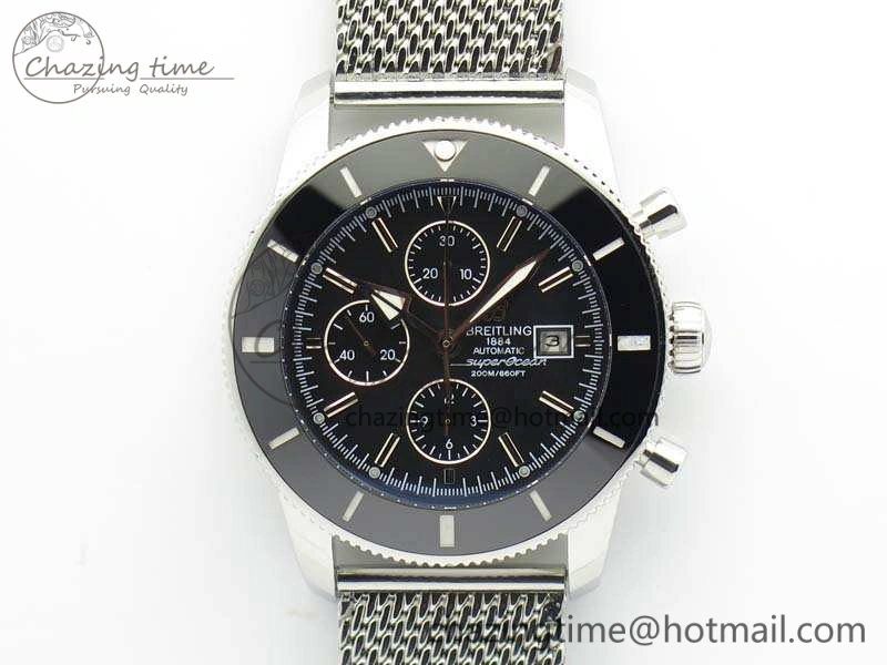 SuperOcean 1884 Heritage SS Black Dial On Bracelet A Thermal 5681