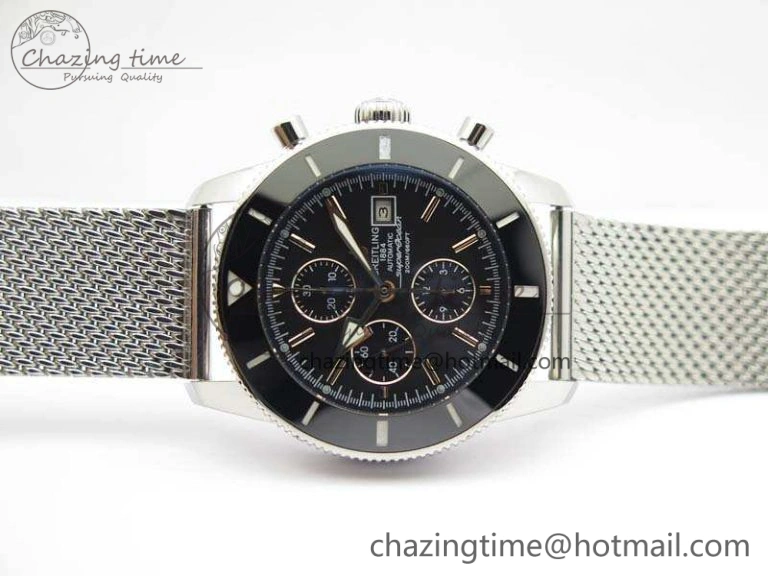 SuperOcean 1884 Heritage SS Black Dial On Bracelet A Thermal 5681