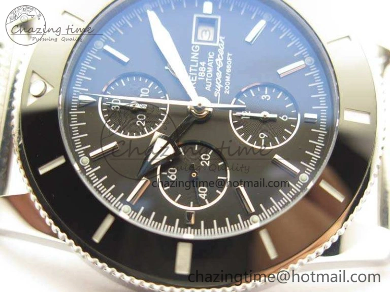 SuperOcean 1884 Heritage SS Black Dial On Bracelet A Thermal 5681