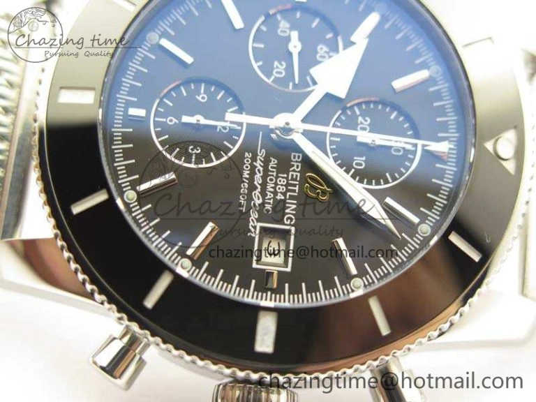 SuperOcean 1884 Heritage SS Black Dial On Bracelet A Thermal 5681