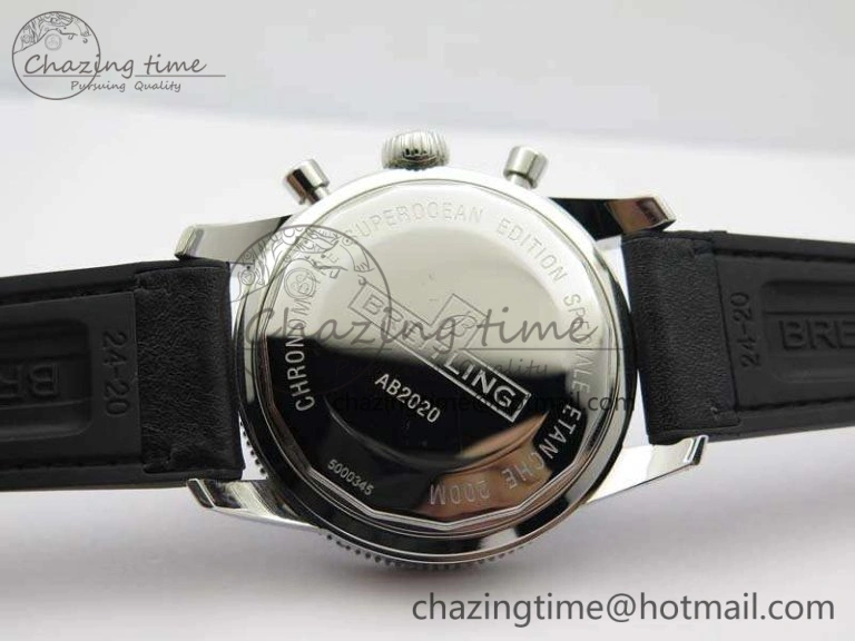 SuperOcean 1884 Heritage SS Black Dial On Leather Strap A EasyMatch 5682