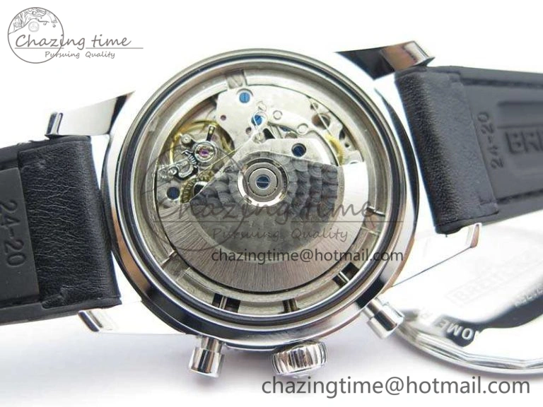 SuperOcean 1884 Heritage SS Black Dial On Leather Strap A EasyMatch 5682