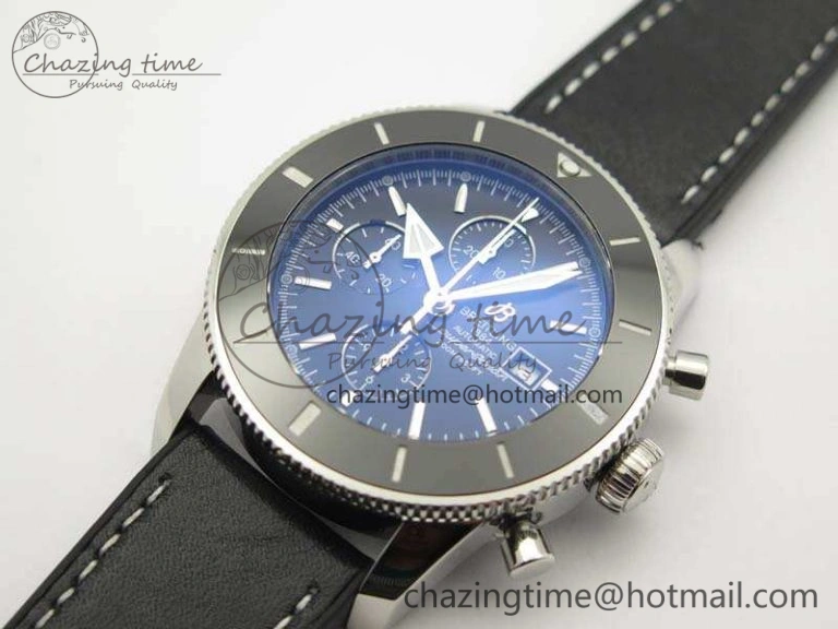 SuperOcean 1884 Heritage SS Black Dial On Leather Strap A EasyMatch 5682