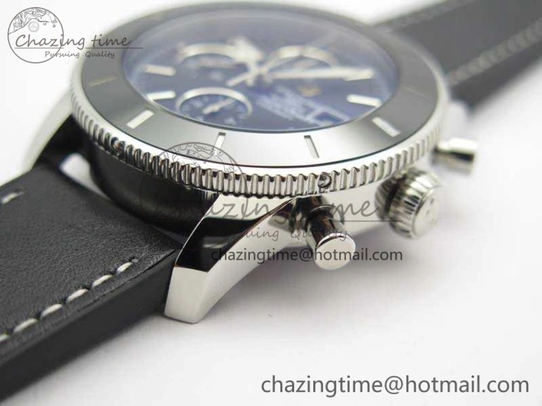 SuperOcean 1884 Heritage SS Black Dial On Leather Strap A EasyMatch 5682