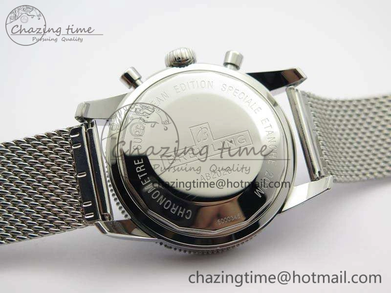 WrinkleFree SuperOcean 1884 Heritage SS Blue Dial On Bracelet A 5684