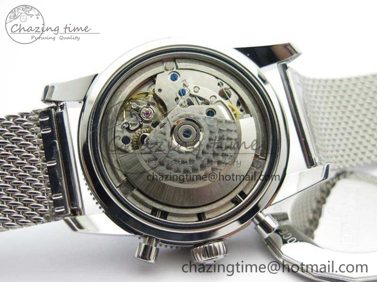 WrinkleFree SuperOcean 1884 Heritage SS Blue Dial On Bracelet A 5684