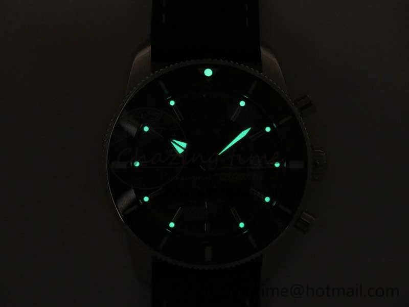 WrinkleFree SuperOcean 1884 Heritage SS Blue Dial On Bracelet A 5684