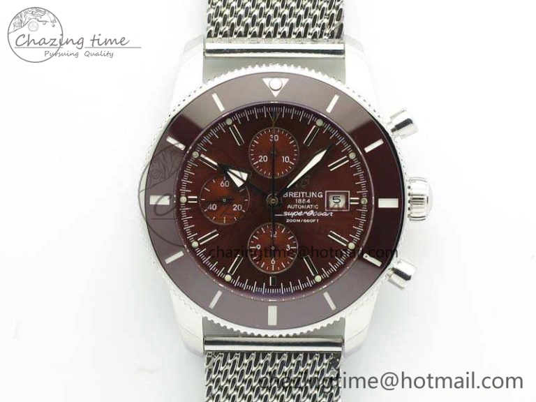SuperOcean 1884 Heritage SS Brown Dial On Bracelet A Resilient 5683