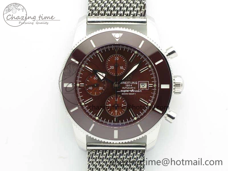 SuperOcean 1884 Heritage SS Brown Dial On Bracelet A Resilient 5683